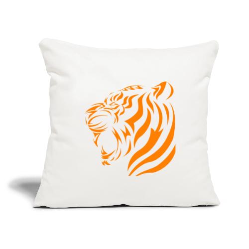 Wild Tiger Souvenirs: Roaring Memories - Throw Pillow Cover 17.5” x 17.5”