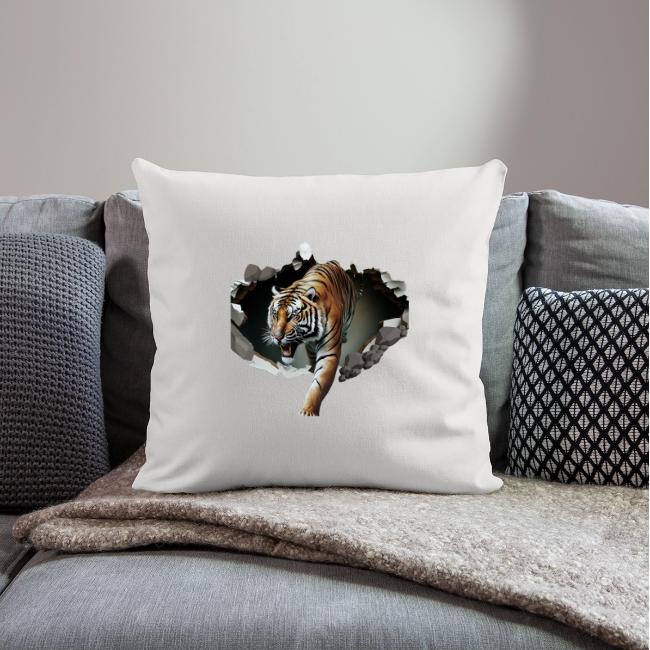 Fashion Design Tiger Coming Out, Wild Feline Tiger