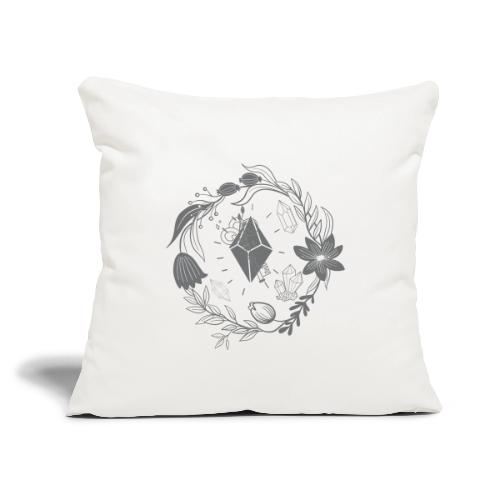 Protective Sacred Geometry Amulets for Energy - Throw Pillow Cover 17.5” x 17.5”