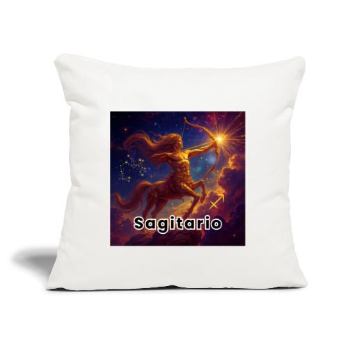 Sagittarius zodiac designs, constellations, univer - Throw Pillow Cover 17.5” x 17.5”