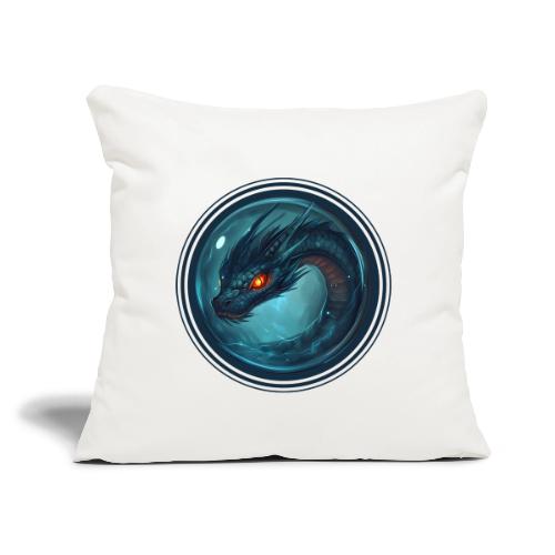 Dragon Sphere - Throw Pillow Cover 17.5” x 17.5”