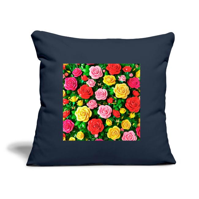 Floral print, colors in rose flowers, nature