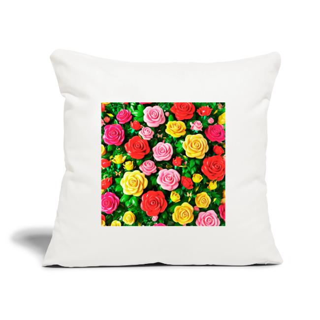 Floral print, colors in rose flowers, nature
