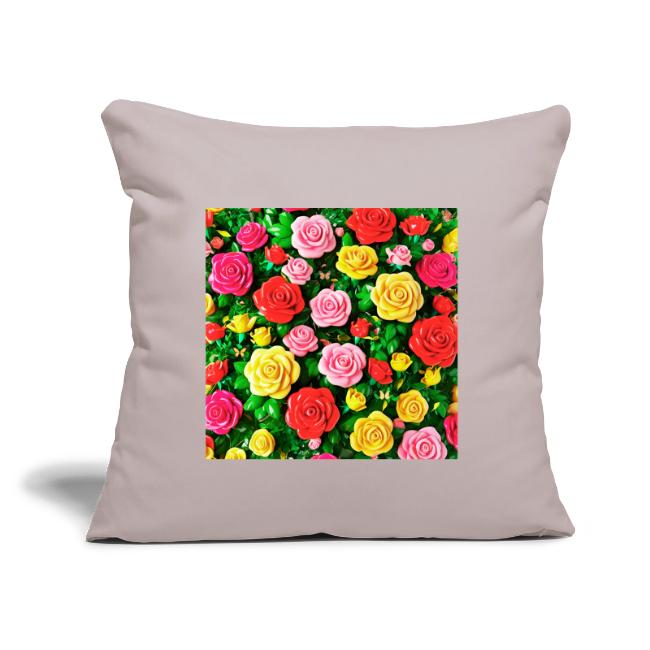 Floral print, colors in rose flowers, nature
