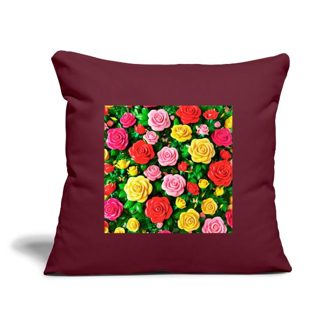 Floral print, colors in rose flowers, nature