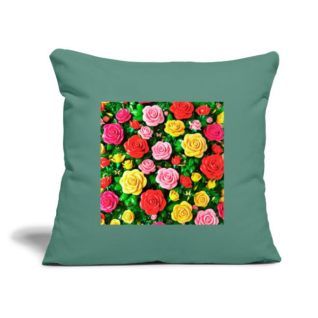Floral print, colors in rose flowers, nature