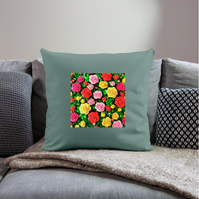Floral print, colors in rose flowers, nature