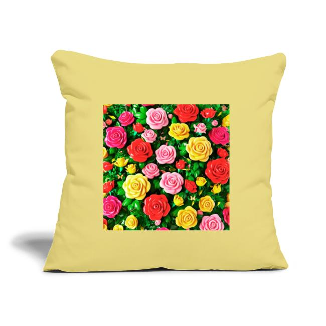 Floral print, colors in rose flowers, nature