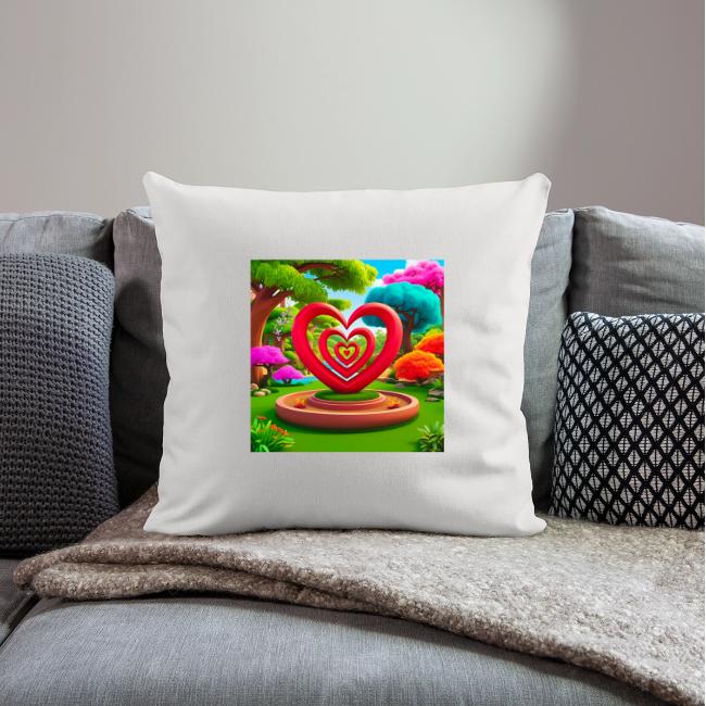 Triple heart landscape, nature, love, happiness