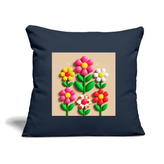 3D Flowers and Butterflies in Amber, Floral Design