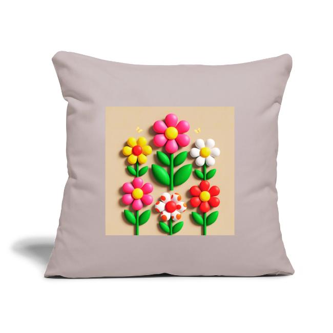 3D Flowers and Butterflies in Amber, Floral Design