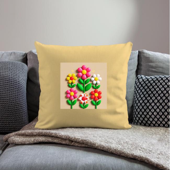 3D Flowers and Butterflies in Amber, Floral Design