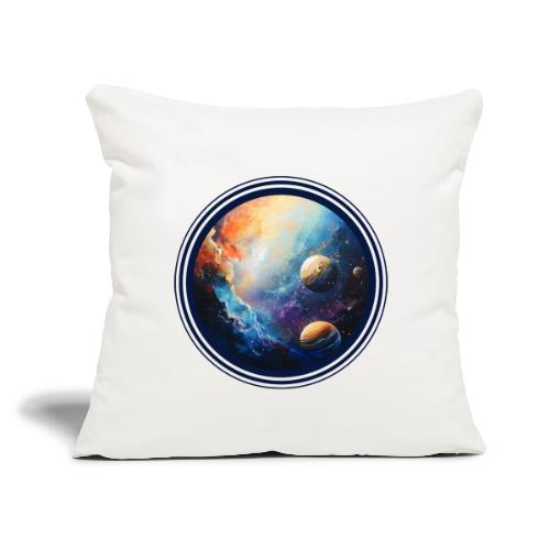 Nebula of Planets - Throw Pillow Cover 17.5” x 17.5”