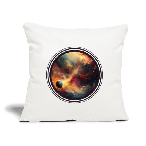 The Painted Planets - Throw Pillow Cover 17.5” x 17.5”