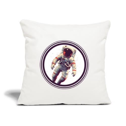 Astronaut: From Earth to the cosmos - Throw Pillow Cover 17.5” x 17.5”