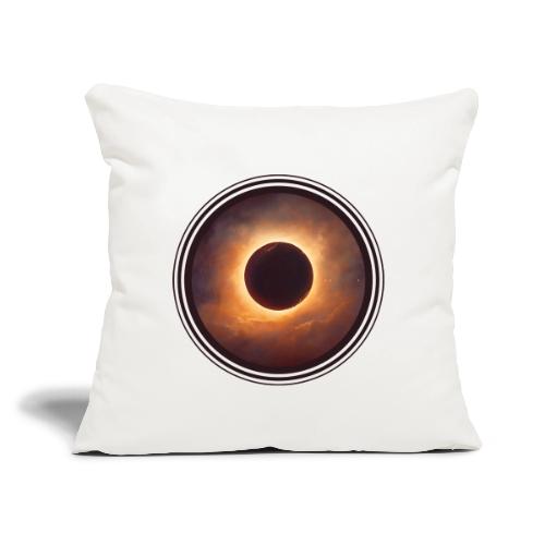 Eclipse: Umbra Dream - Throw Pillow Cover 17.5” x 17.5”