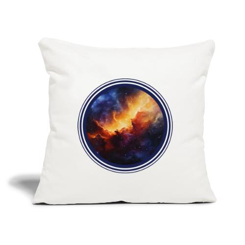 Nebula Dreams - Throw Pillow Cover 17.5” x 17.5”