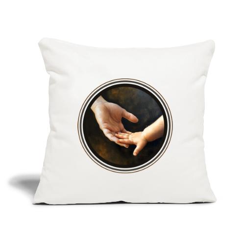 Hand in hand - Throw Pillow Cover 17.5” x 17.5”