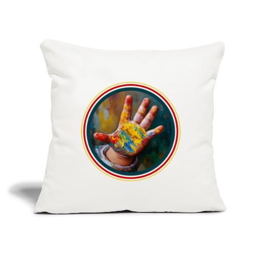 Colors of Innocence - Throw Pillow Cover 17.5” x 17.5”