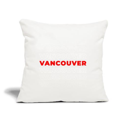 Vancouver Layers - Throw Pillow Cover 17.5” x 17.5”