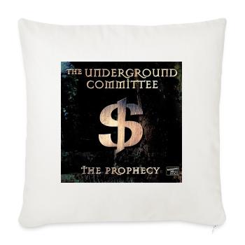 The Prophecy - The Underground Committee - Throw Pillow Cover 17.5” x 17.5” - natural white - Front