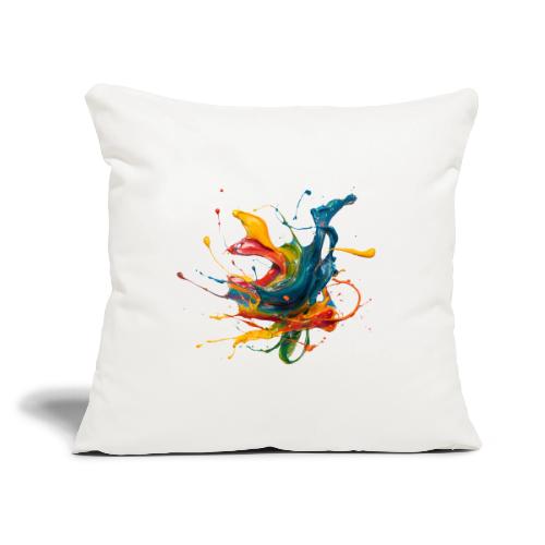 Chromatic Flow - Throw Pillow Cover 17.5” x 17.5”