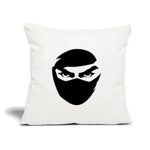 Shadow Veil Warrior - Throw Pillow Cover 17.5” x 17.5”