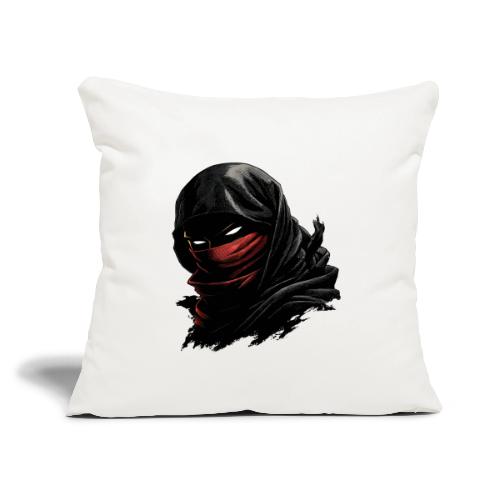 Shadowflame Ninja - Throw Pillow Cover 17.5” x 17.5”