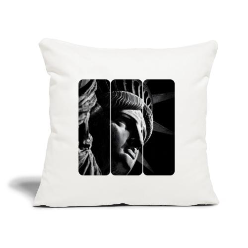 USA: Shadow of Liberty - Throw Pillow Cover 17.5” x 17.5”