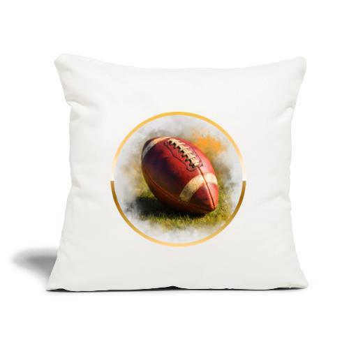 American Football: Heart of the Gridiron - Throw Pillow Cover 17.5” x 17.5”