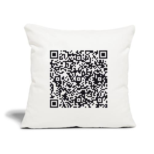 QR Pi - Throw Pillow Cover 17.5” x 17.5”