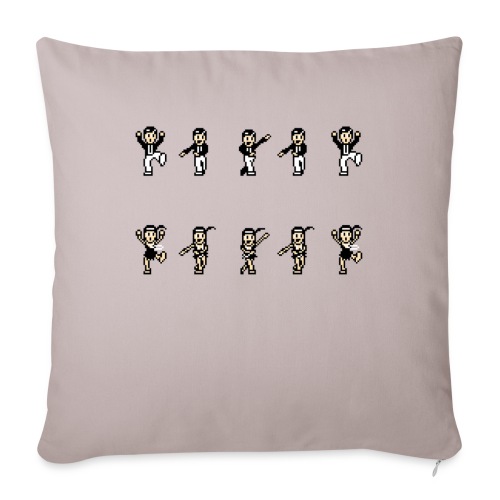 flappersshirt - Throw Pillow Cover 17.5” x 17.5”