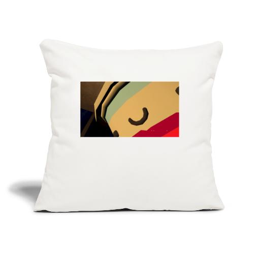Cool Drink Smile - Throw Pillow Cover 17.5” x 17.5”