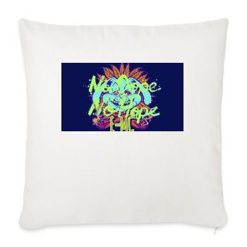 Mc Bunny - Throw Pillow Cover 17.5” x 17.5” - natural white - Front