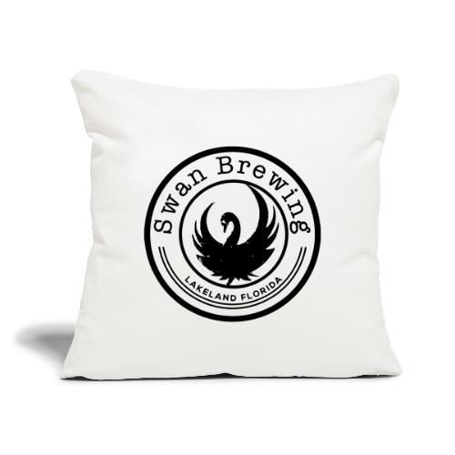Classic Swan Brewing Logo - Throw Pillow Cover 17.5” x 17.5”