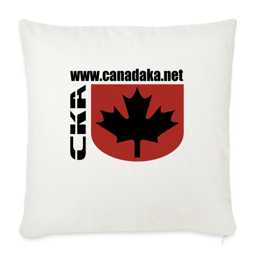 CKA Back 2 - Throw Pillow Cover 17.5” x 17.5”