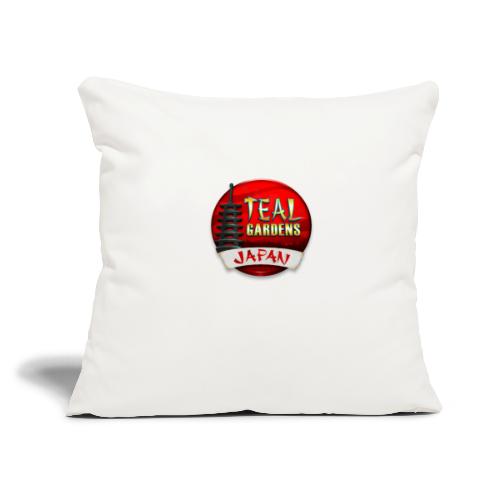 Teal Gardens - Throw Pillow Cover 17.5” x 17.5”
