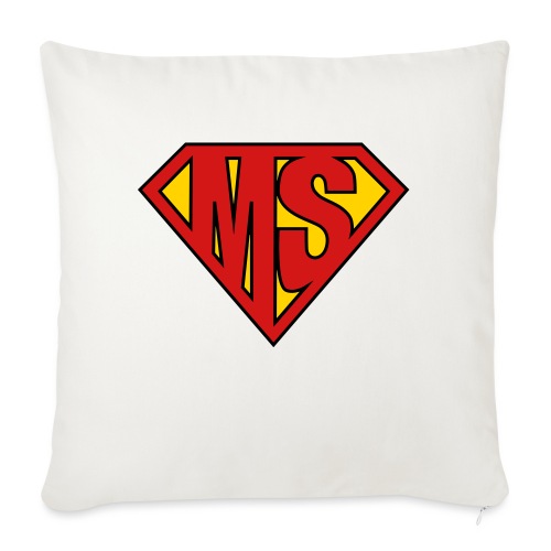 MS Superhero - Throw Pillow Cover 17.5” x 17.5”