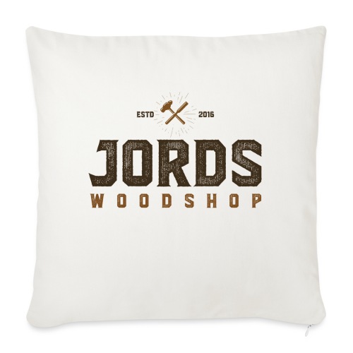 New Age JordsWoodShop logo - Throw Pillow Cover 17.5” x 17.5”