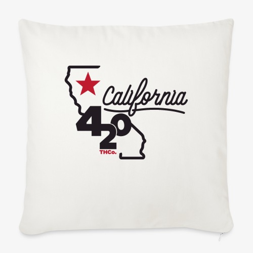 California 420 - Throw Pillow Cover 17.5” x 17.5”