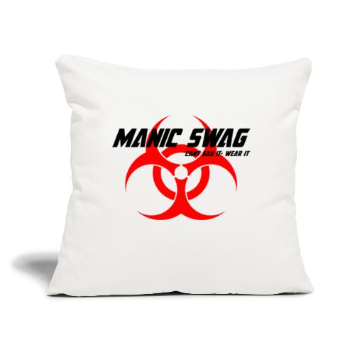 Manic Swag - Throw Pillow Cover 17.5” x 17.5”