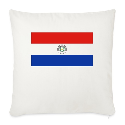 Paraguay Flag - Throw Pillow Cover 17.5” x 17.5”
