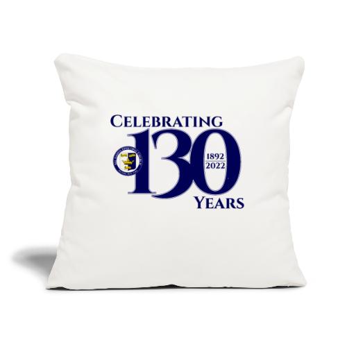 All Saints 130 Logo - Throw Pillow Cover 17.5” x 17.5”