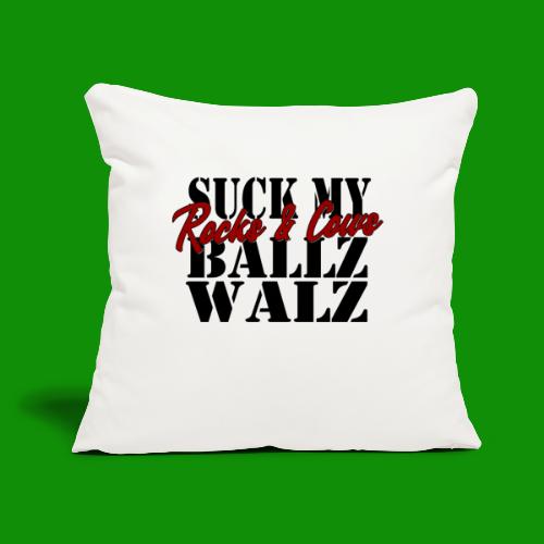 Rocks & Cows Ballz - Throw Pillow Cover 17.5” x 17.5”