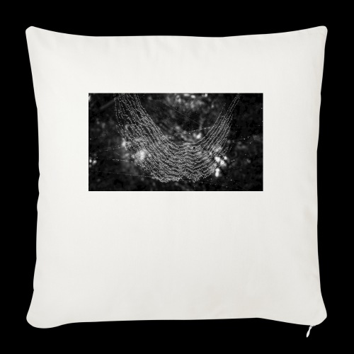 Spider Web - Throw Pillow Cover 17.5” x 17.5”