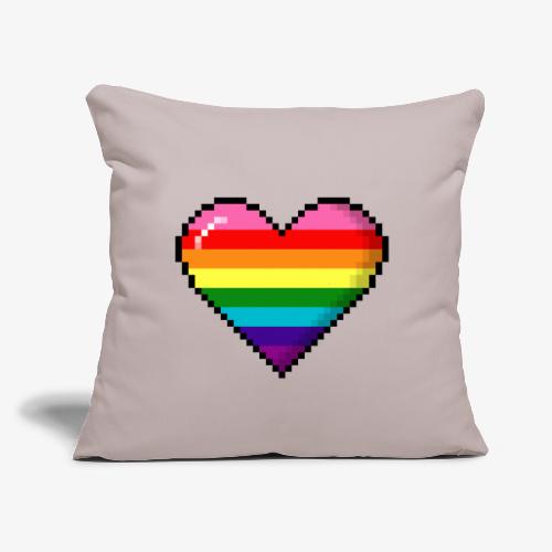 Gilbert Baker Original LGBTQ Gay Rainbow Pride 8- - Throw Pillow Cover 17.5” x 17.5”