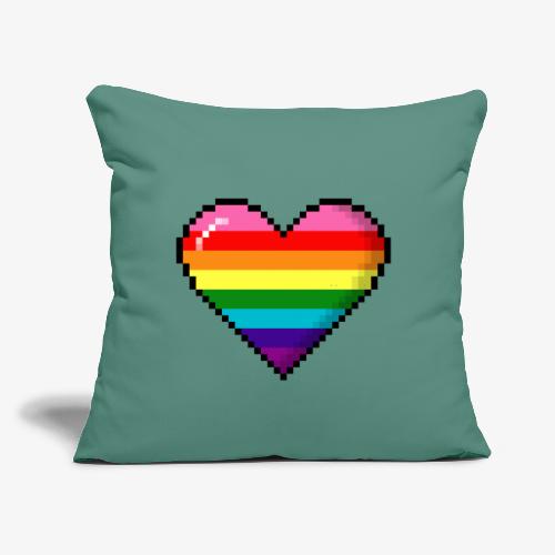 Gilbert Baker Original LGBTQ Gay Rainbow Pride 8- - Throw Pillow Cover 17.5” x 17.5”