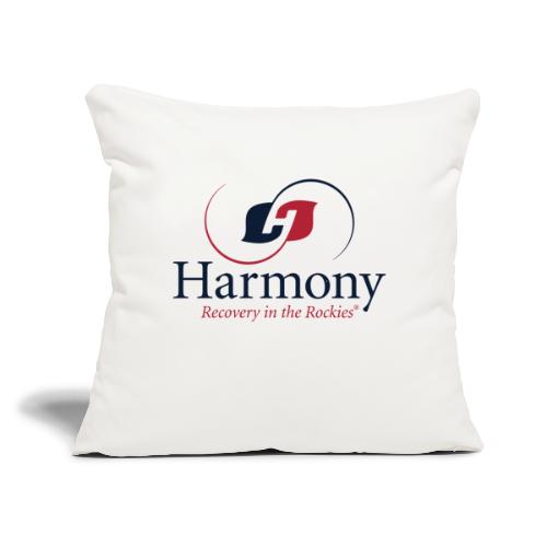 Harmony Logo - Patriotic - Throw Pillow Cover 17.5” x 17.5”