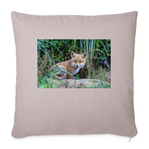fox - Throw Pillow Cover 17.5” x 17.5”