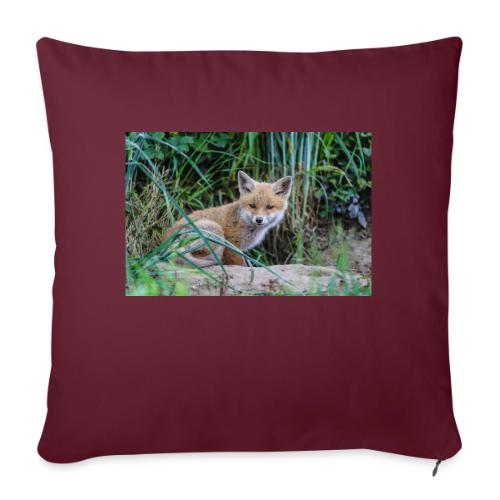 fox - Throw Pillow Cover 17.5” x 17.5”